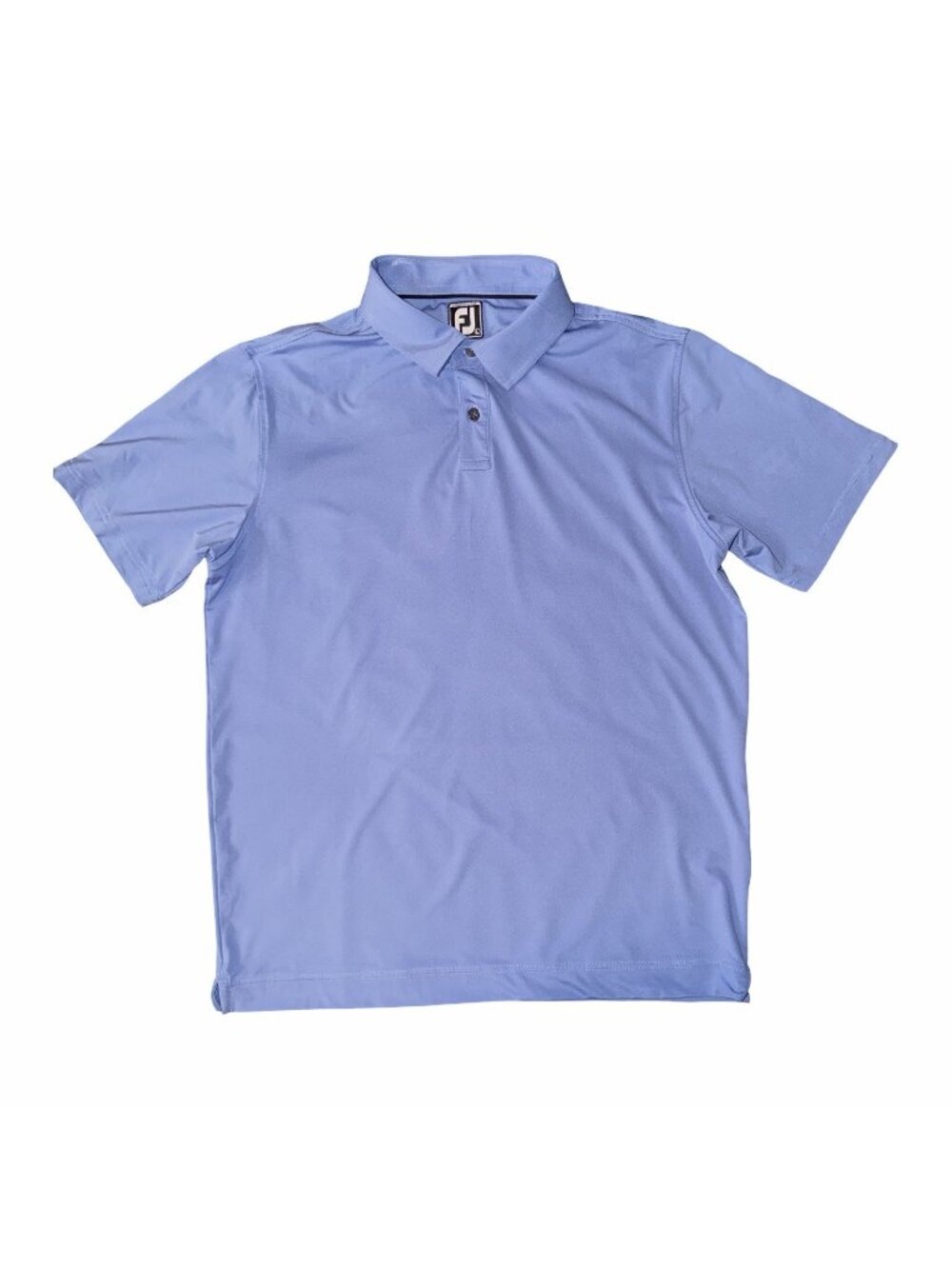 Mens FootJoy FJ Golf Short Sleeve Light Blue Polo Shirt Size L Preppy Minimalist
